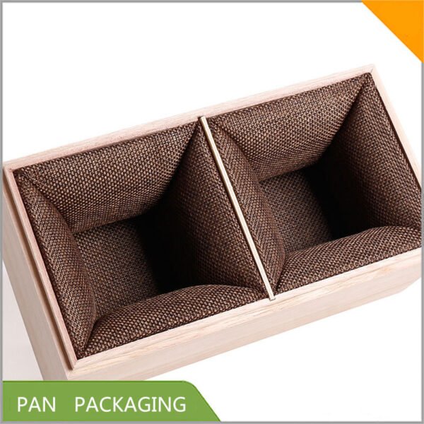 Handmade Rustic Raw Wood Honey Gift Box - Image 2
