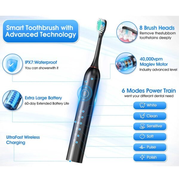 4-Piece Gift Set Tumbler Mug, Sleep Mask, Rechargeable Toothbrush - Image 2