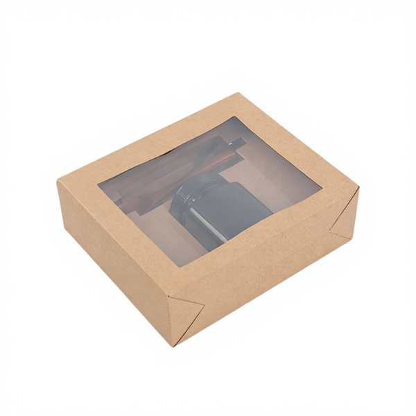 Brown Kraft Gift Box for Honey Glass Jar - Image 4