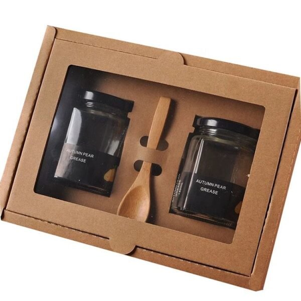Honey Jar Gift Box Set with Corrugated Packaging - Image 6