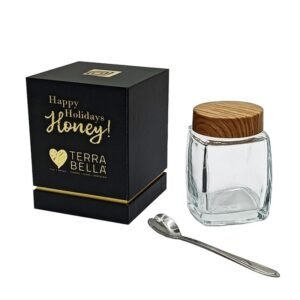 Gift Box for Glass Honey Bottle Base Packaging