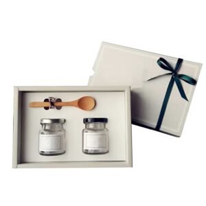 Foldable Honey Gift Box with Glass Bottle