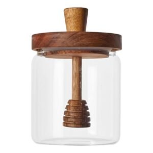 glass-honey-jar-with-dipper-and-wooden-lid